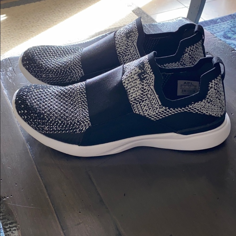 APL Black and White Athletic Shoes